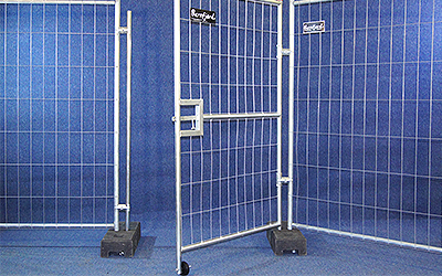 Bauzaun Tür Spezial