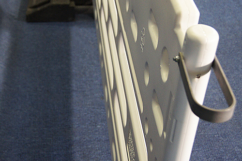 Bernfjord Bauzaun Schrankenzaun Plastik